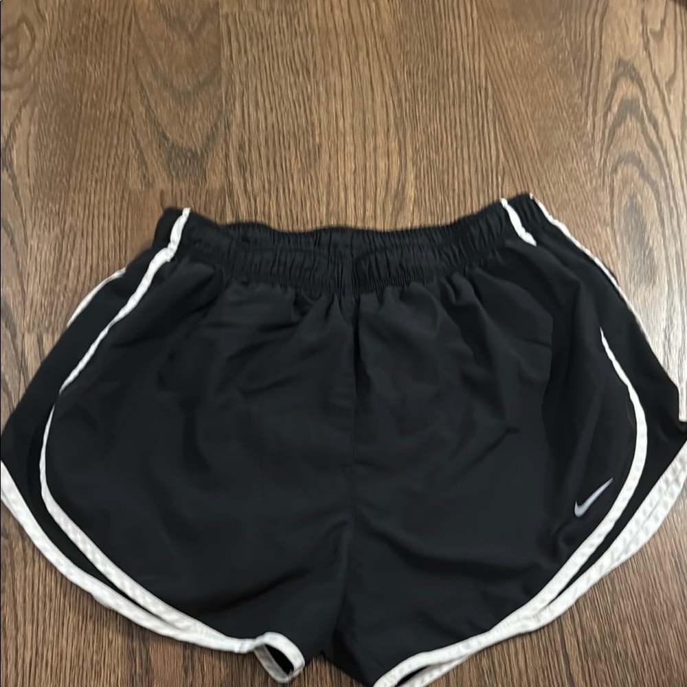 Nike Black and White Athletic Shorts